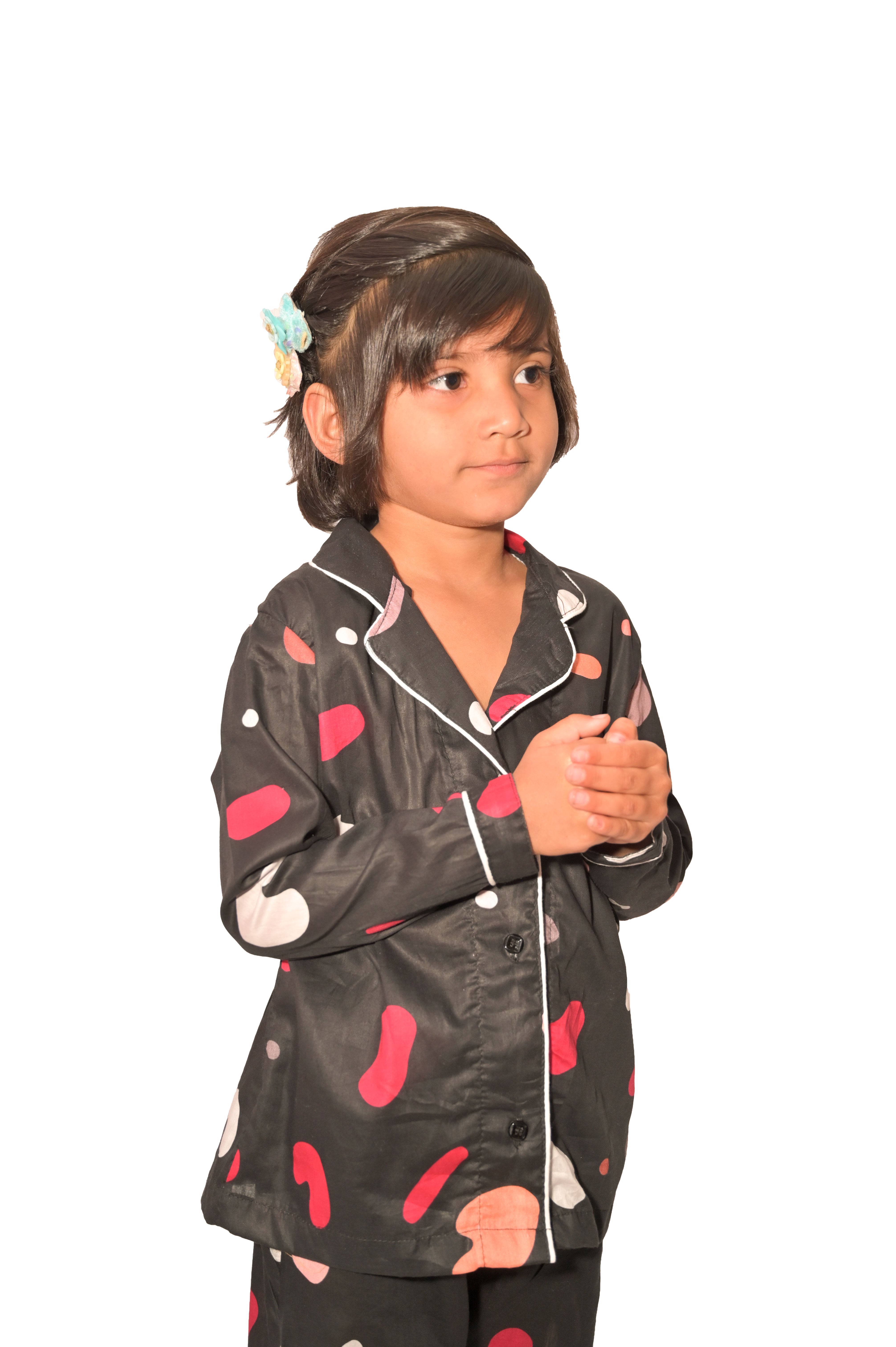 Trend Beat Women's Cotton Printed Night Suit Kids